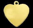  18 CARAT SOLID GOLD HEART PENDANT